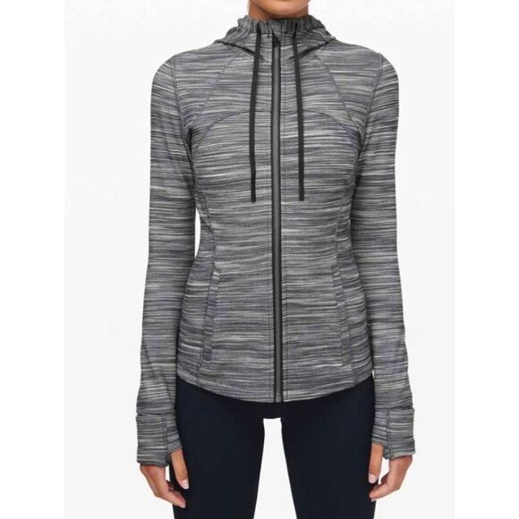 LULULEMON ATHLETICA Hooded Define Jacket 'Nulu' Size 4 - Picture 2 of 5